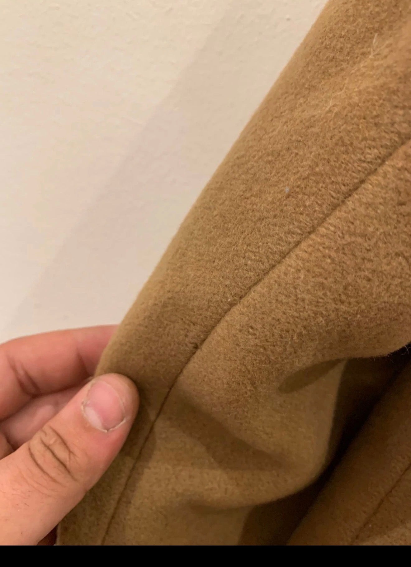1970s vintage pure woollen wool brown classic raglan over coat 44R