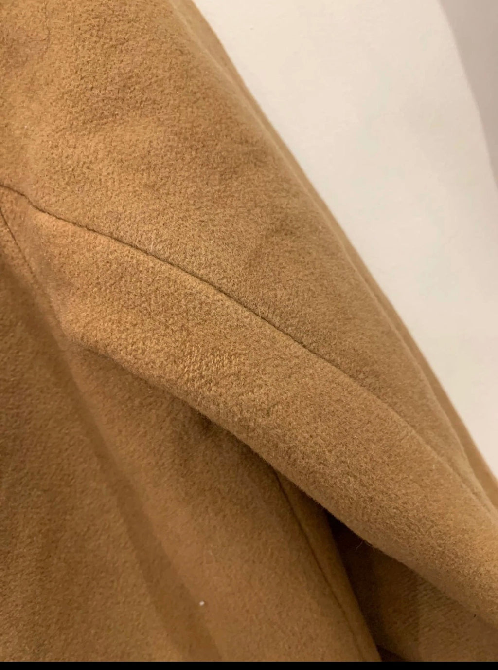 1970s vintage pure woollen wool brown classic raglan over coat 44R