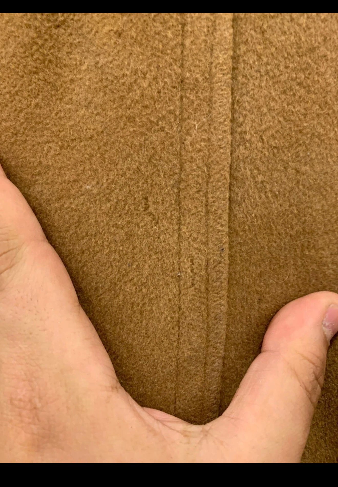 1970s vintage pure woollen wool brown classic raglan over coat 44R