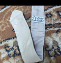 mens vintage handmade classic Genuine leather luxury beige skinny neck tie