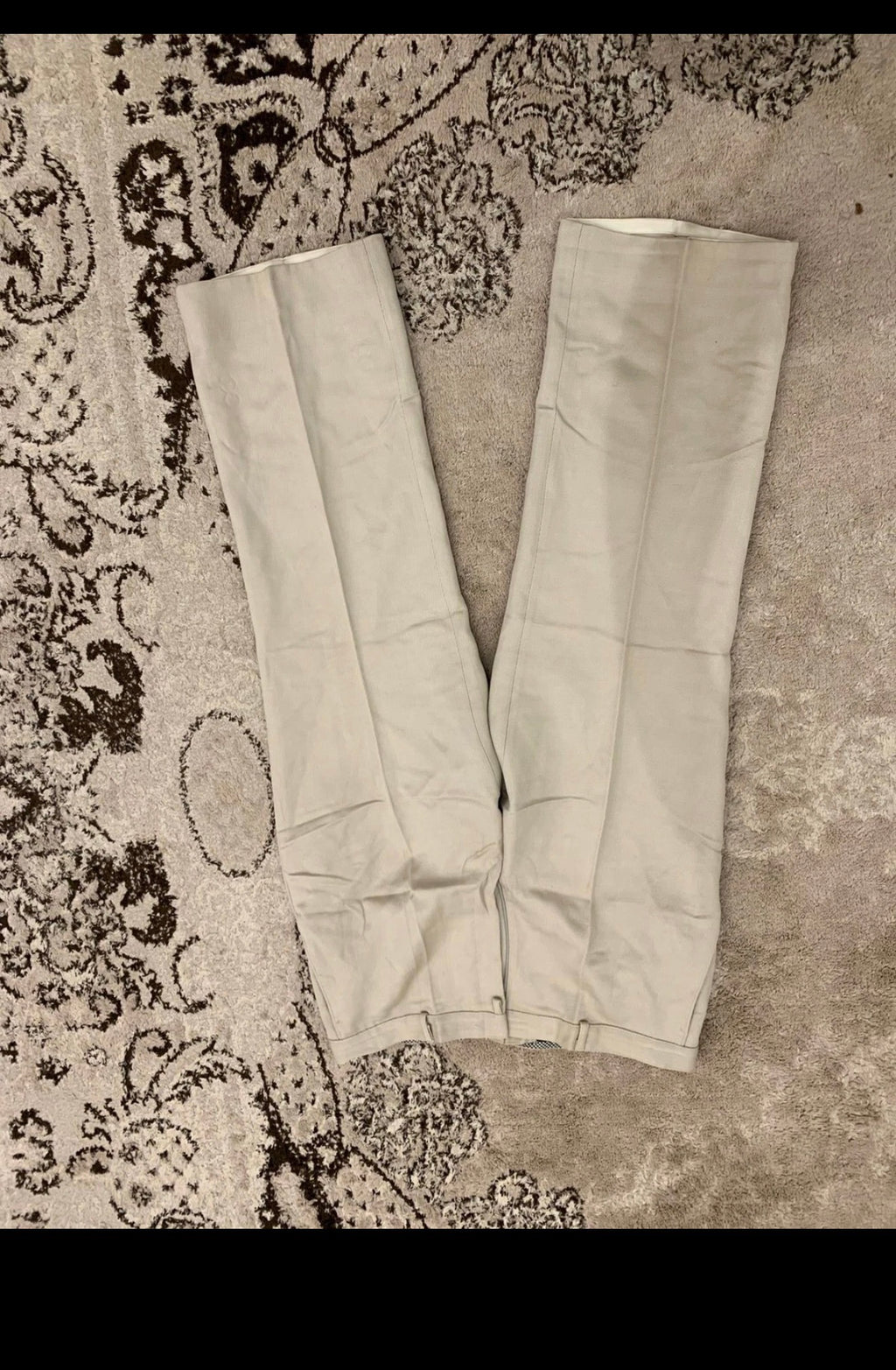 1970s Vintage pure wool classic beige 2 button unique suit 42R