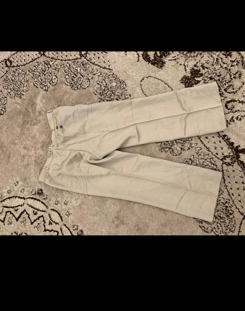 1970s Vintage pure wool classic beige 2 button unique suit 42R