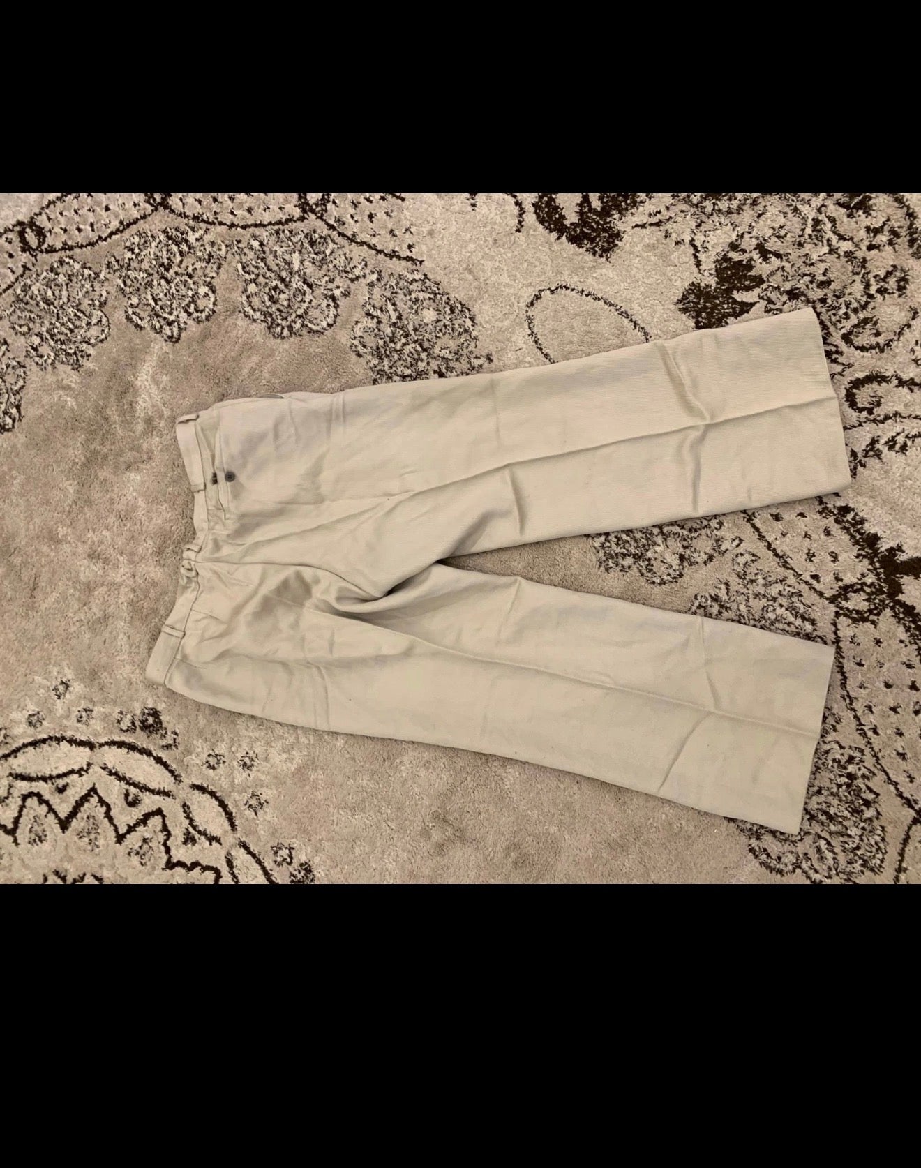 1970s Vintage pure wool classic beige 2 button unique suit 42R