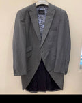 Classic wool blend unique gray morning frock tail over coat 46L 46R XL