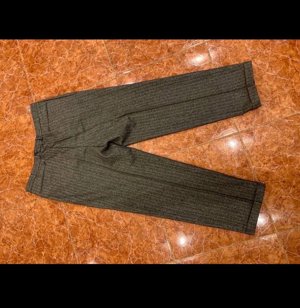 Vintage Westbury pure wool tweed herringbone Charcoal 2 button suit 44L 44R