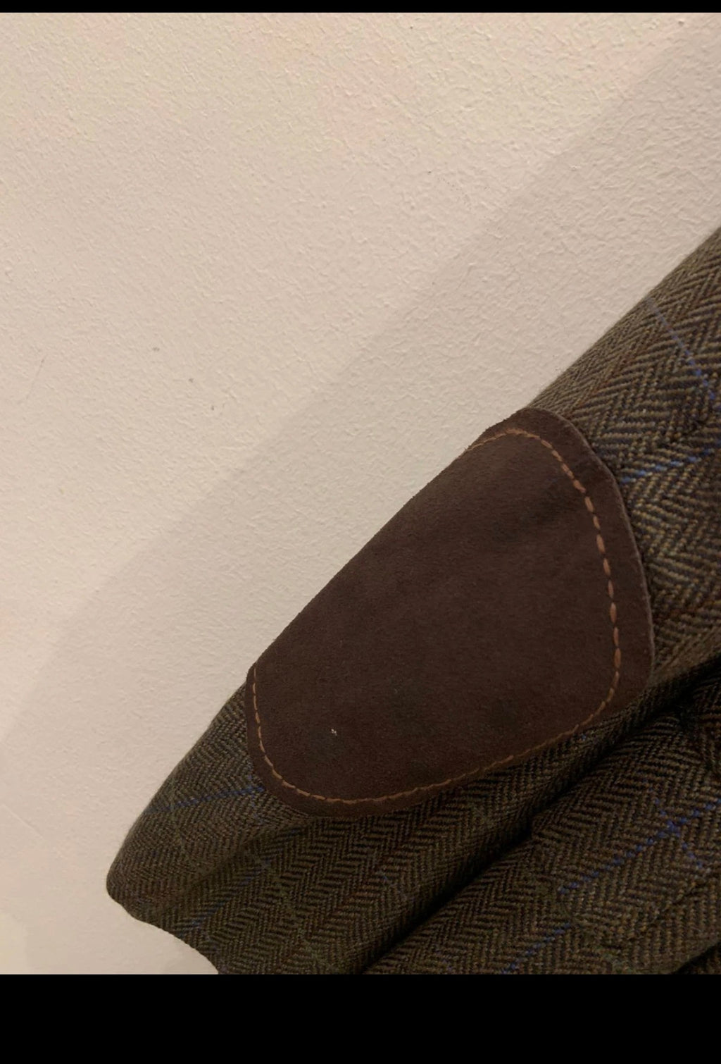 Vintage Chester Barrie 100% pure cashmere Windowpane brown jacket blazer 42L
