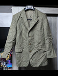 1970s Vintage pure wool tweed classic green 3 button hunting suit 40S 40R
