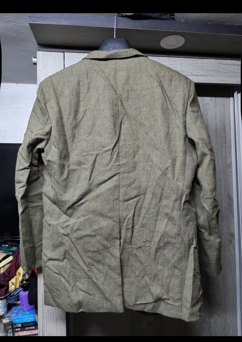 1970s Vintage pure wool tweed classic green 3 button hunting suit 40S 40R