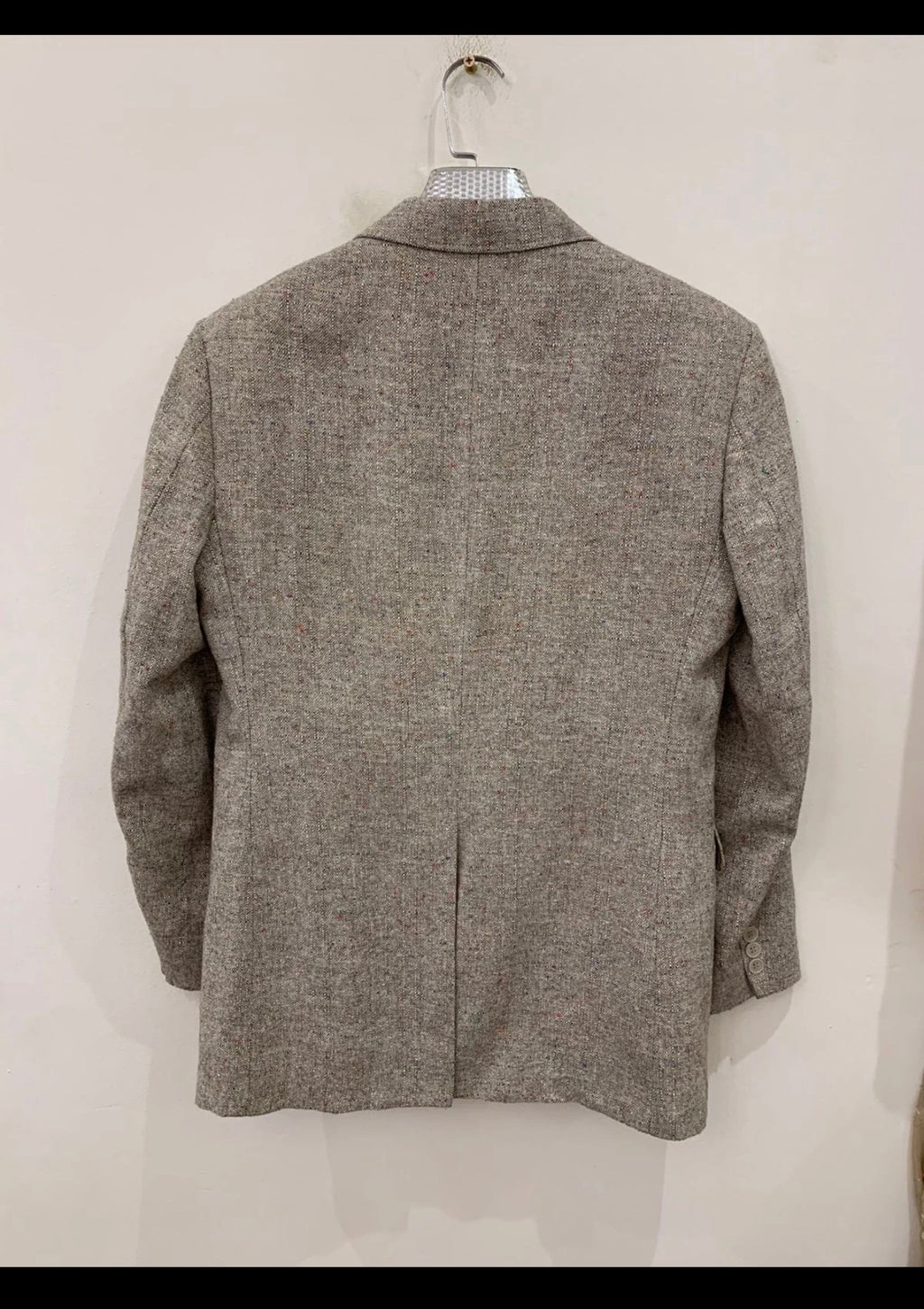 Vintage McGregor pure wool tweed classic beige hunting jacket blazer 38R