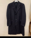 Vintage Hart Schaffner Marx pure wool USA union made blue over coat 44L 44R