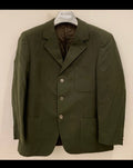 1970s Vintage wool blend classic green hunting jacket blazer 42R 42S