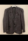 Vintage Roy Robson pure wool tweed camouflage plaid classic jacket blazer 40R