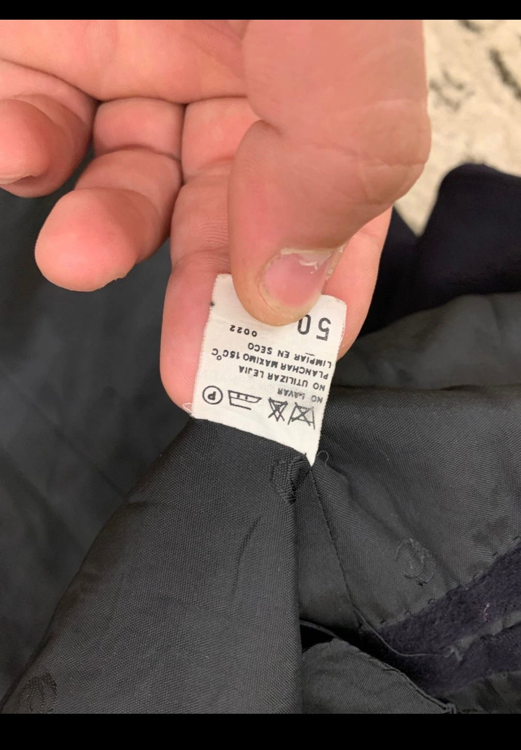 Vintage 100% pure cashmere Crombie classic navy jacket blazer 40S 40R