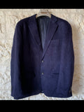 Classic Galaxy Cashmere blended navy suit jacket blazer 42R