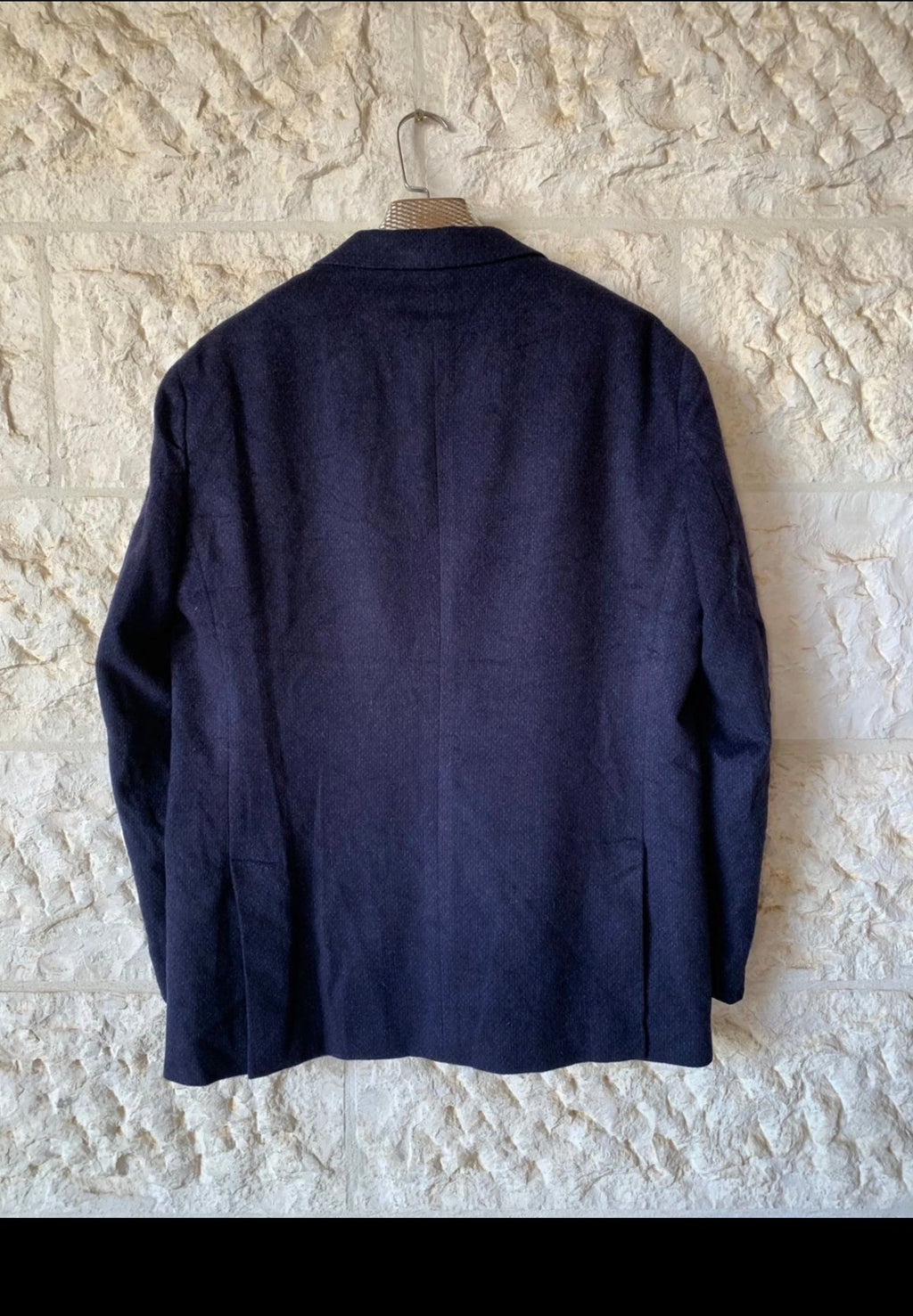 Classic Galaxy Cashmere blended navy suit jacket blazer 42R