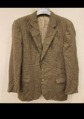Vintage houndstooth pure wool classic brown hunting jacket blazer 42R