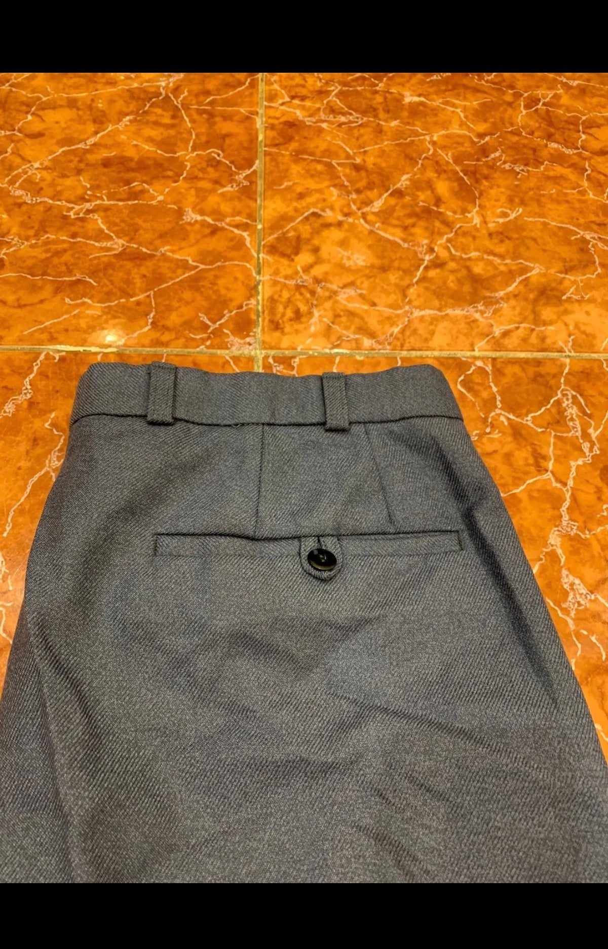 Vintage classic pure wool unique blue 3 button suit 40R 40S