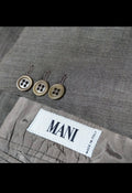 Vintage Mani by Giorgio Armani wool blend classic brown 3 button suit 40L