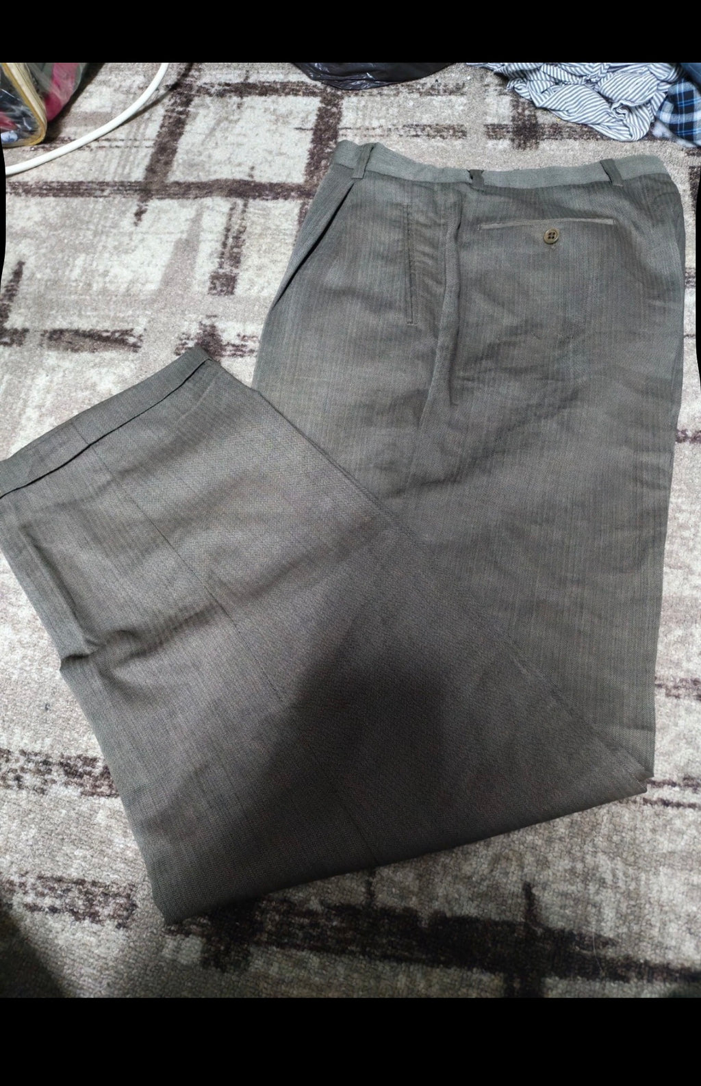 Vintage Mani by Giorgio Armani wool blend classic brown 3 button suit 40L