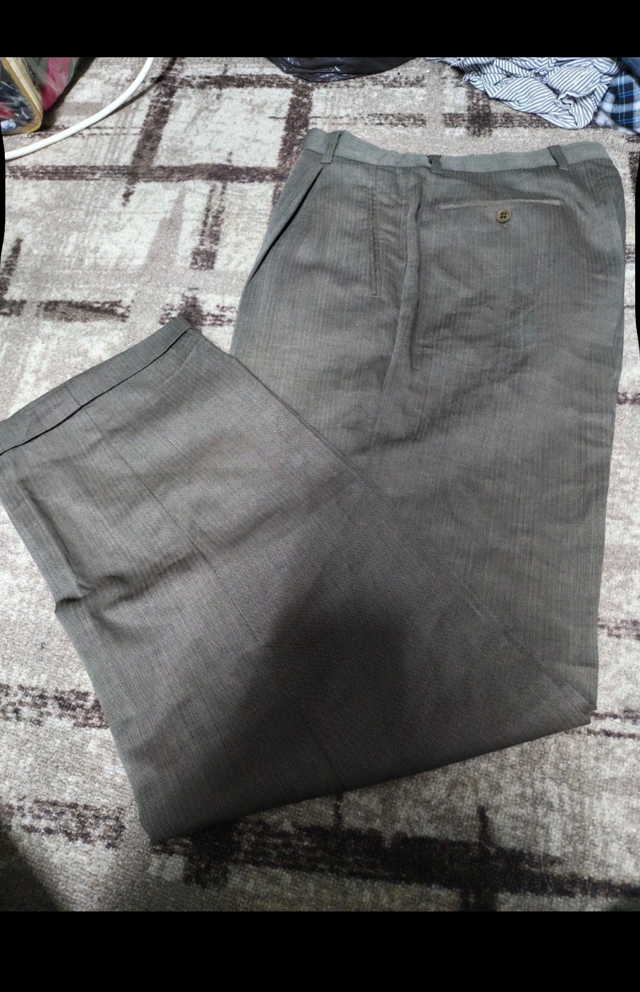 Vintage Mani by Giorgio Armani wool blend classic brown 3 button suit 40L