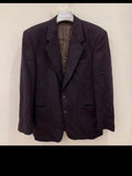 Vintage Gianfranco Ferre pure wool soft tweed burgundy jacket blazer 40R