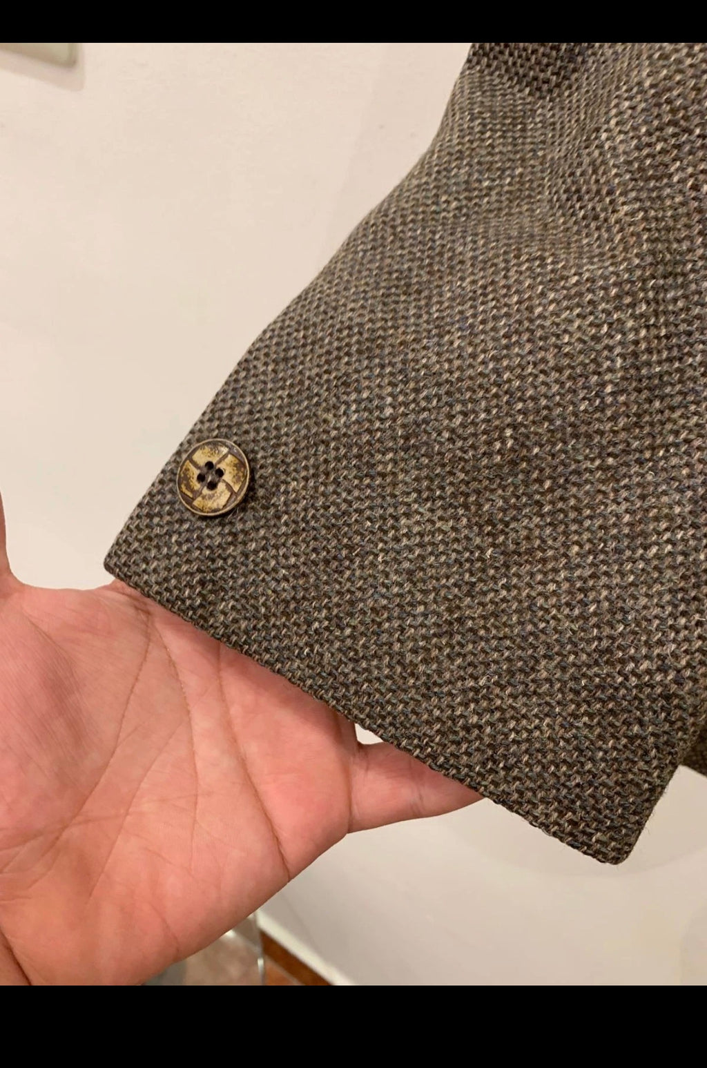 Vintage Westbury pure wool Tweed brown belted hunting jacket blazer 40R 40L