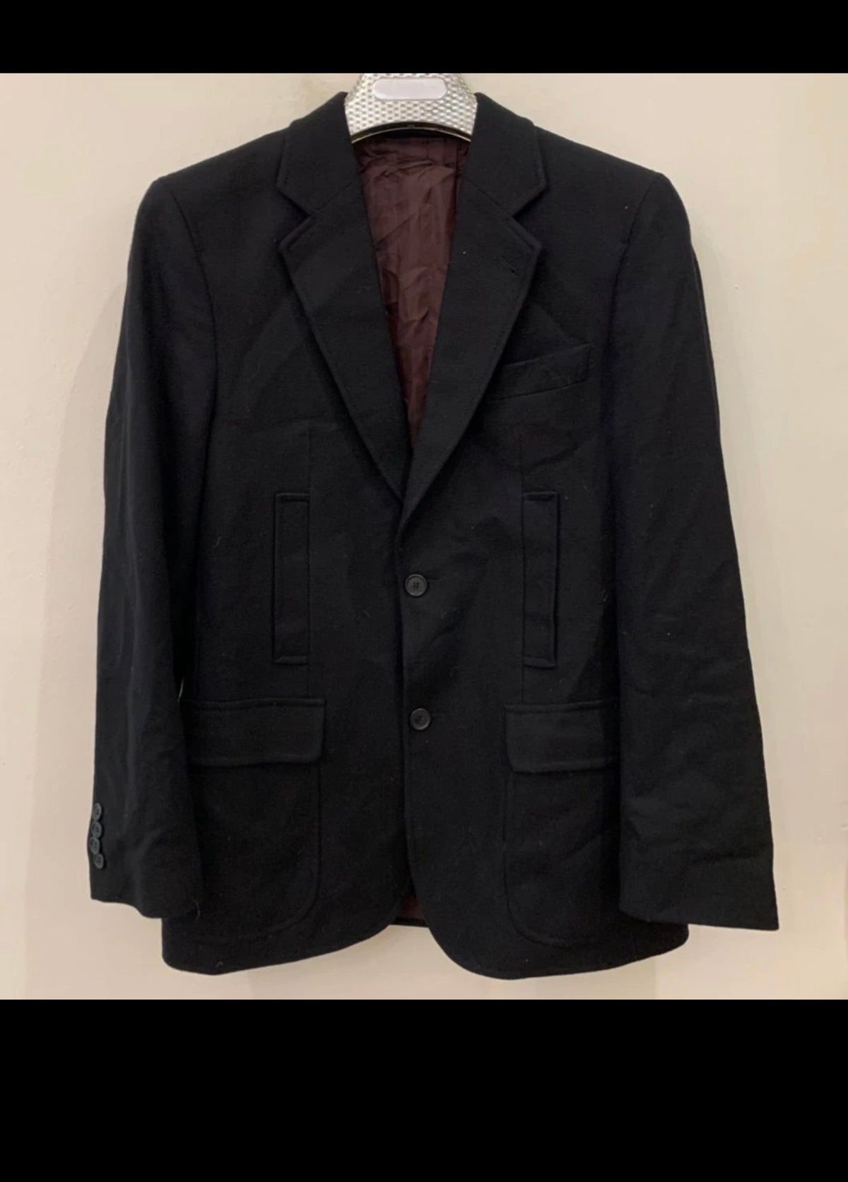 Classic Bogie pure wool black hunting jacket blazer 38R