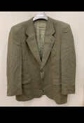 Vintage Avanzata houndstooth pure wool classic green hunting jacket blazer 44R