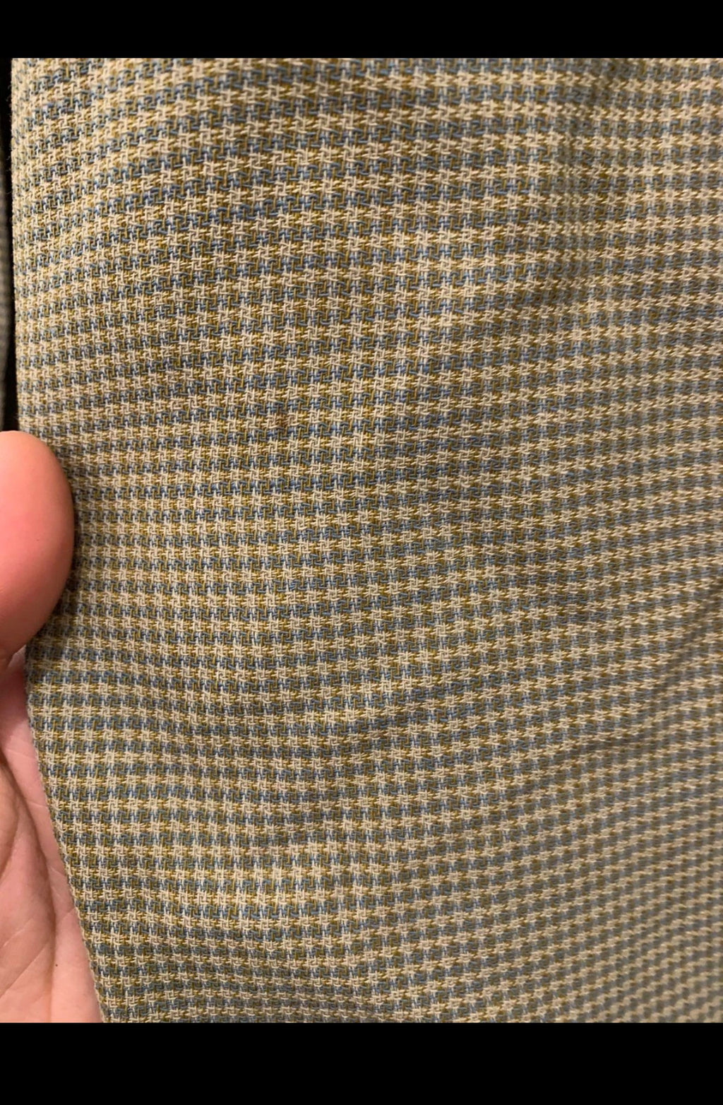 Vintage Avanzata houndstooth pure wool classic green hunting jacket blazer 44R
