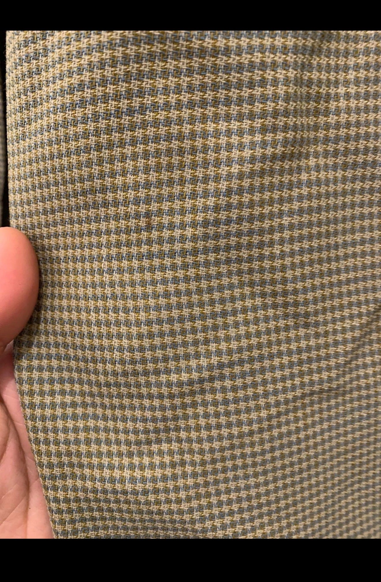 Vintage Avanzata houndstooth pure wool classic green hunting jacket blazer 44R