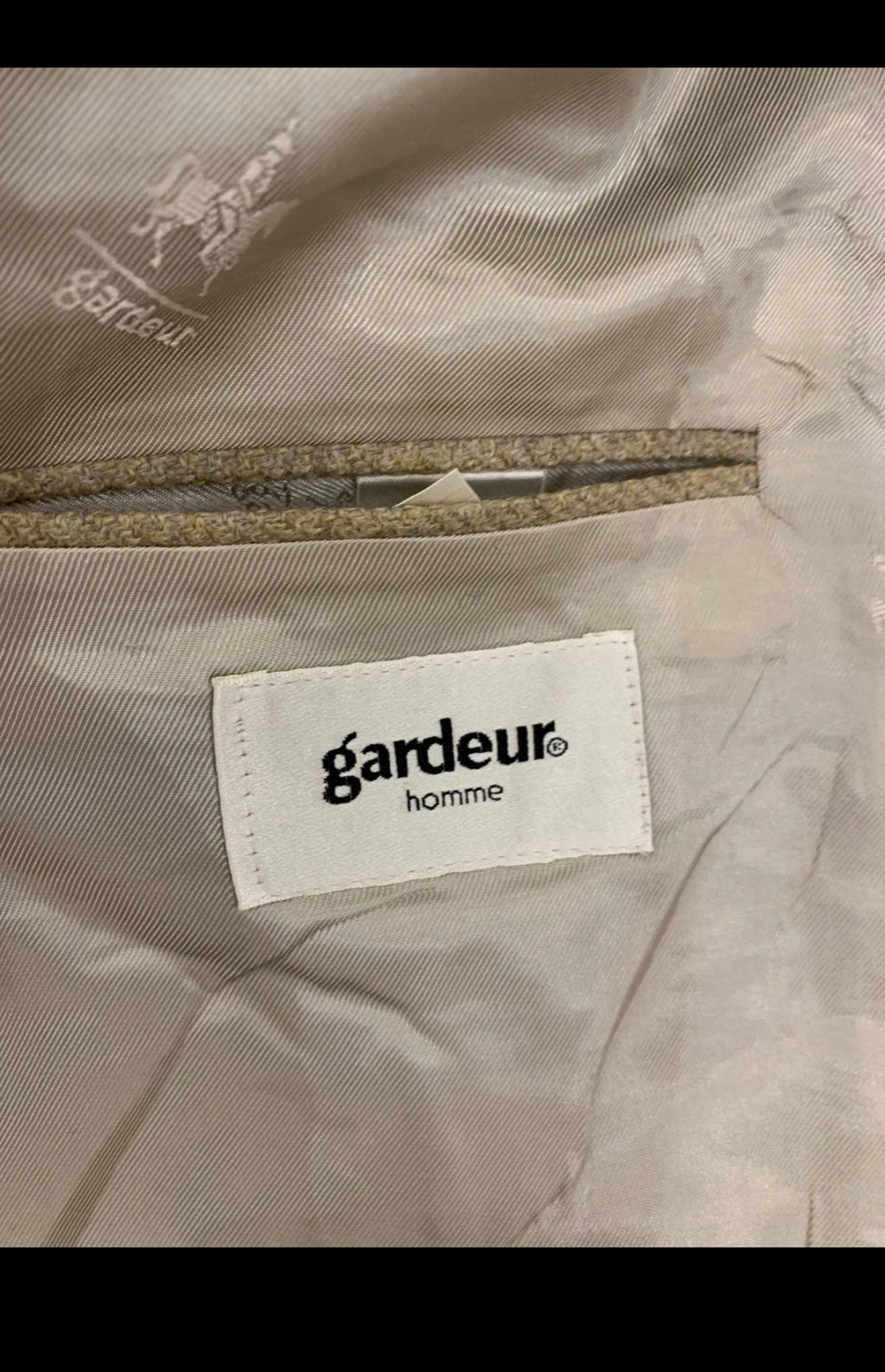 Vintage Gardeur pure wool brown beige classic hunting jacket blazer 42R