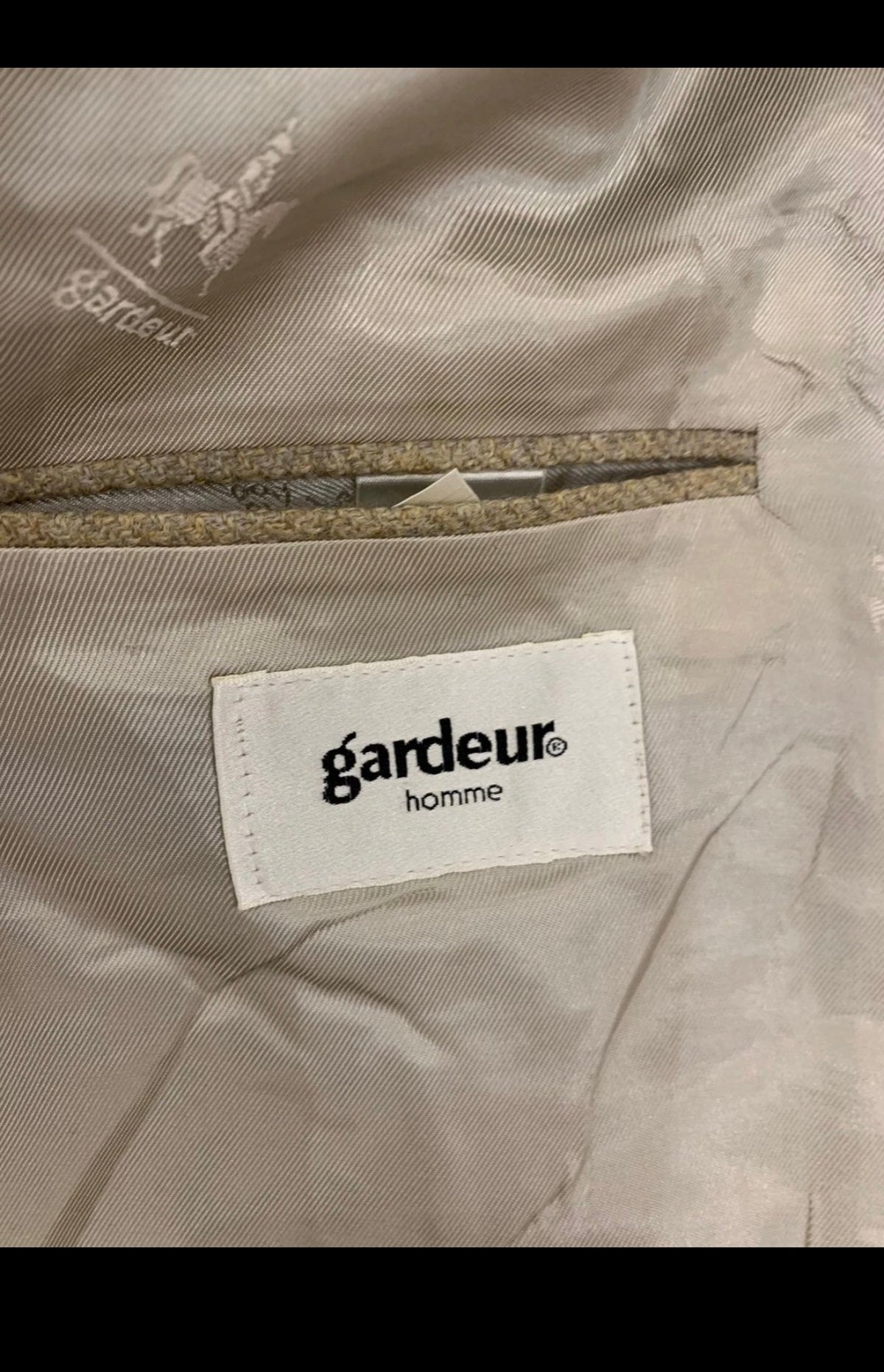 Vintage Gardeur pure wool brown beige classic hunting jacket blazer 42R