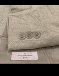 Vintage Ermenegildo Zegna Soft Silk Cotton Linen green jacket blazer 44S