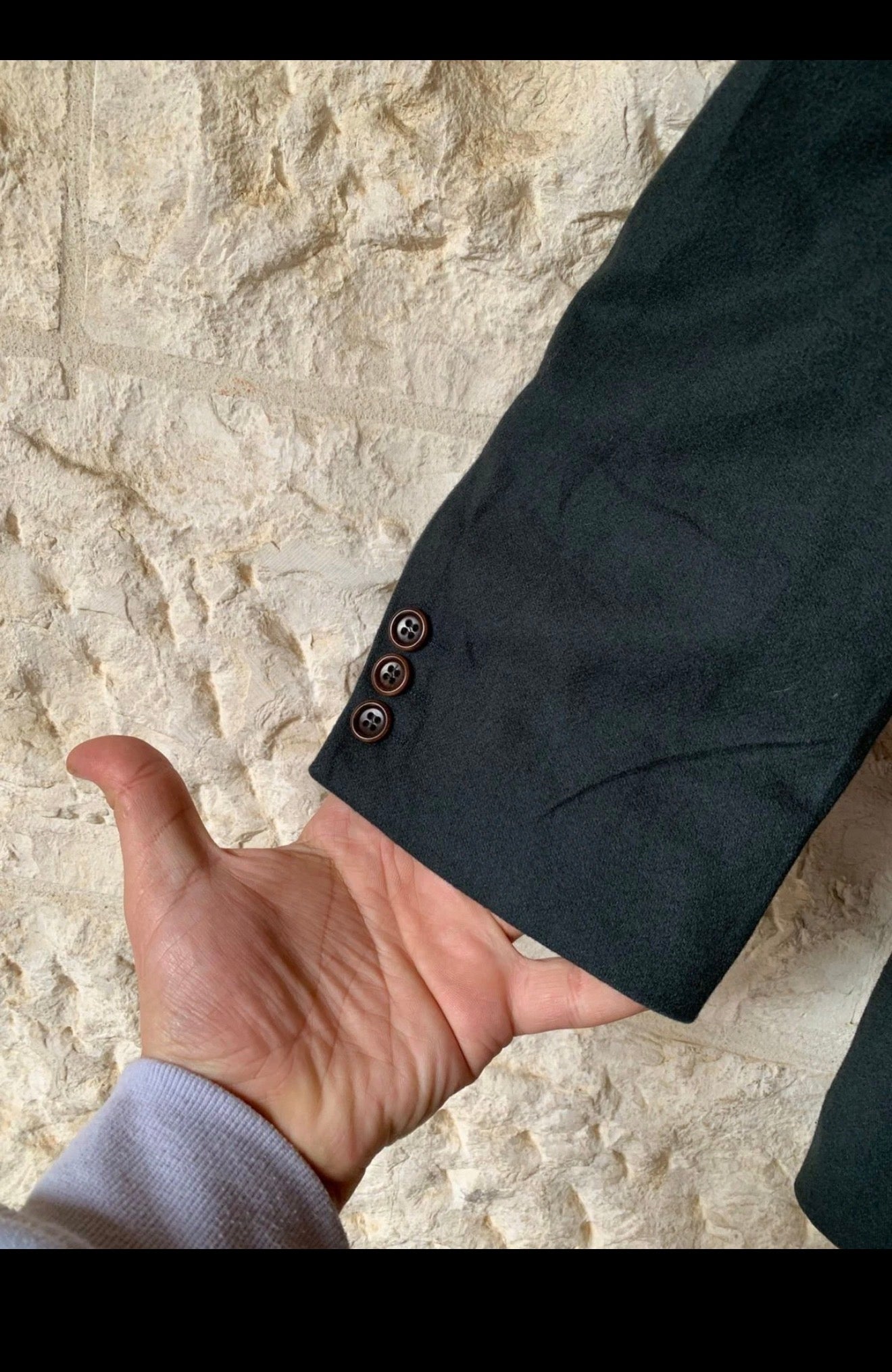 St Michael Marks & Spencer wool cashmere blend double breasted blazer 42R 42S