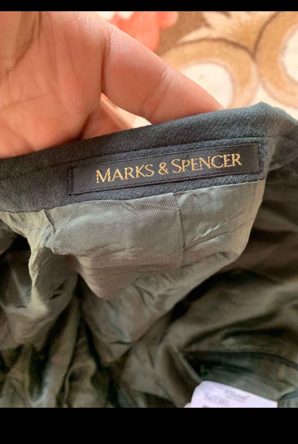 St Michael Marks & Spencer wool cashmere blend double breasted blazer 42R 42S