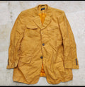 Vintage Linen blend Classic unique orange summer jacket blazer 40R