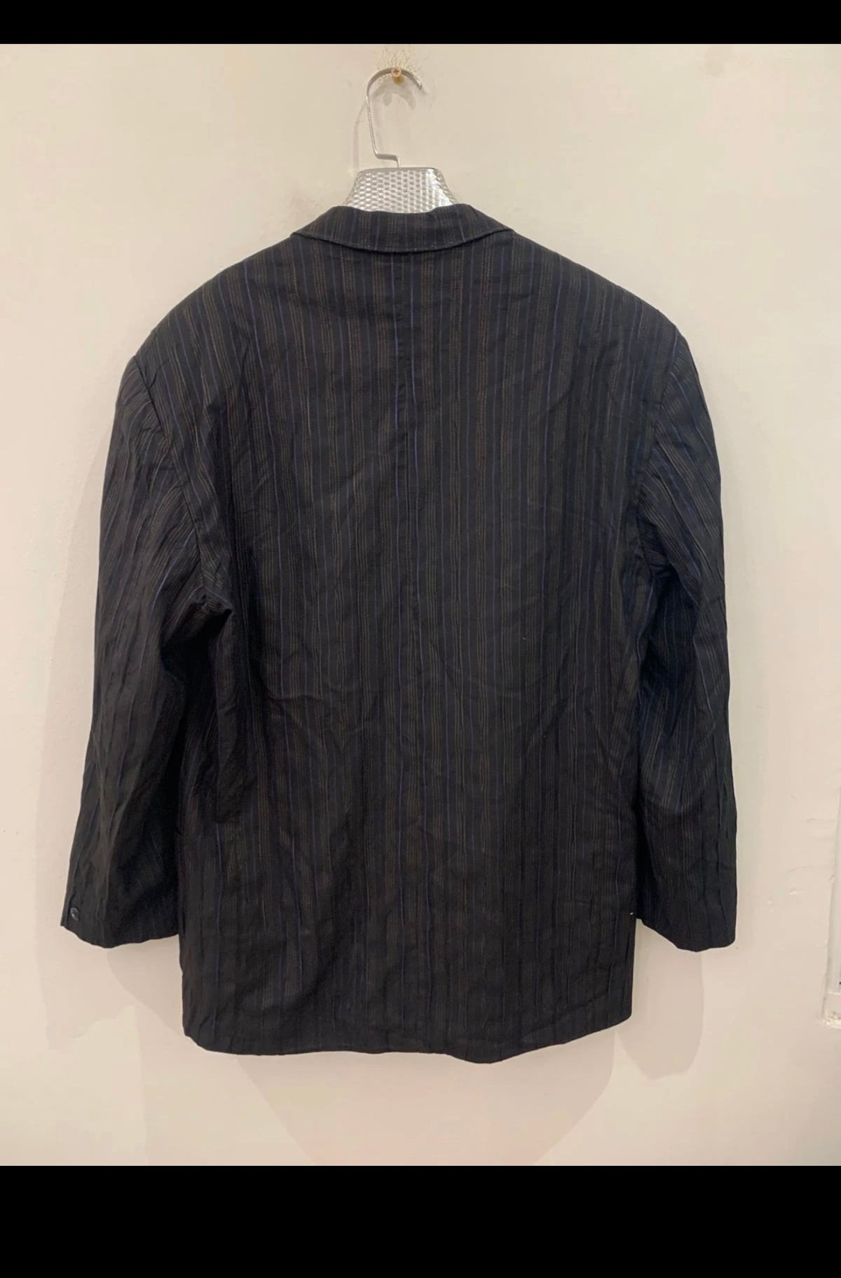 Vintage double breasted summer classic unique striped suit 42R 42S