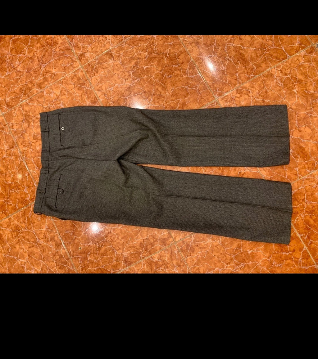 1970s vintage wool blend rockabilly disco classic charcoal gray suit 40R
