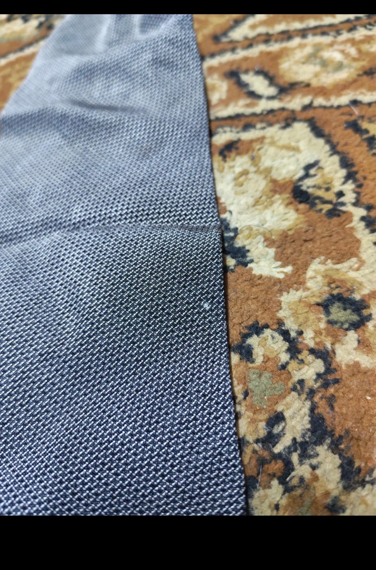 mens vintage Giorgio Armani Cravatte Rayon Acetate charcoal silver neck tie