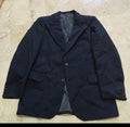 1970s Vintage wool blend peak lapel classic rockabilly disco jacket blazer 36R