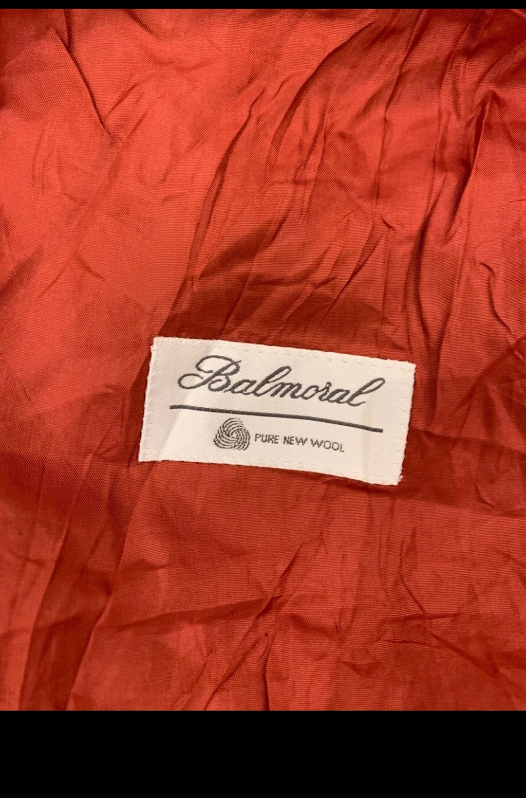 Vintage classic Baumler pure wool red herringbone jacket blazer 46R XL