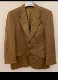 Vintage Paolo Negrato cashmere classic brown jacket blazer 42R 42S