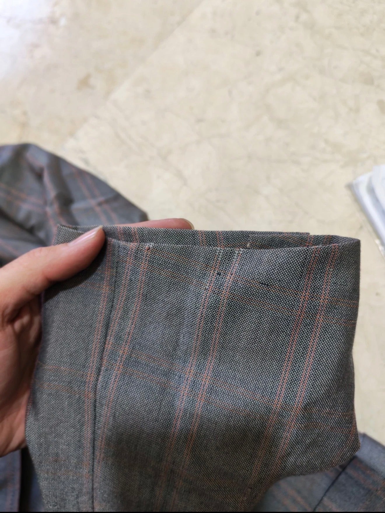 1970s Vintage wool mohair blend Windowpane gray classic jacket blazer 40R 40S