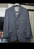 1950s vintage dated handtailored bespoke pure wool peak lapel jacket blazer 42R