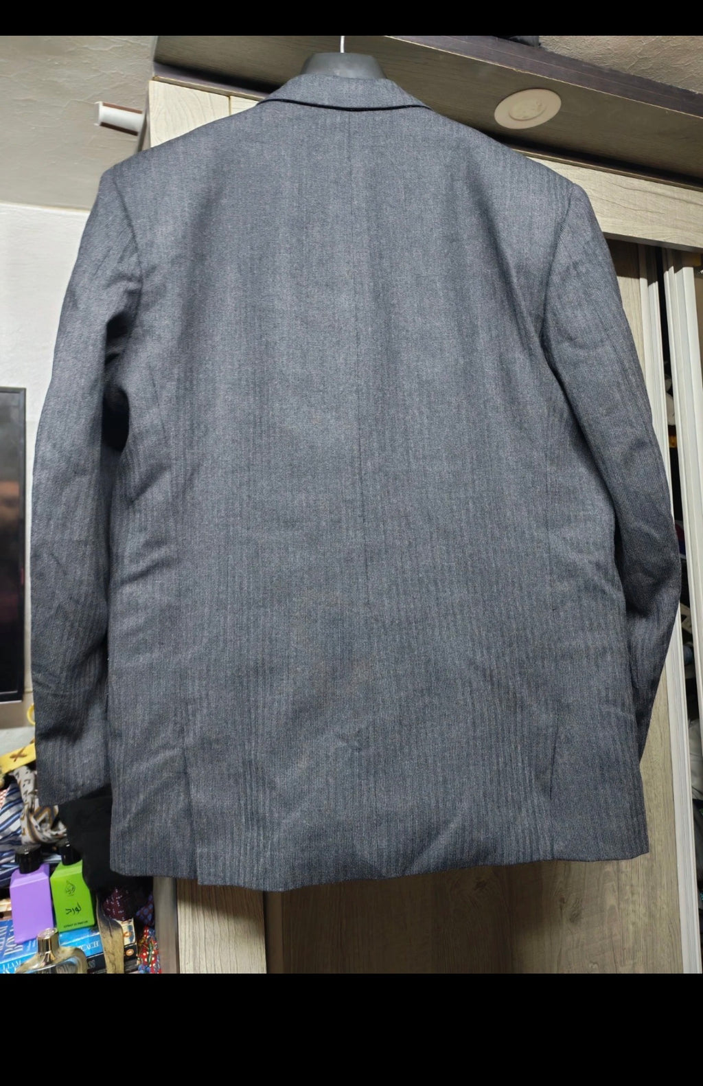 1950s vintage dated handtailored bespoke pure wool peak lapel jacket blazer 42R