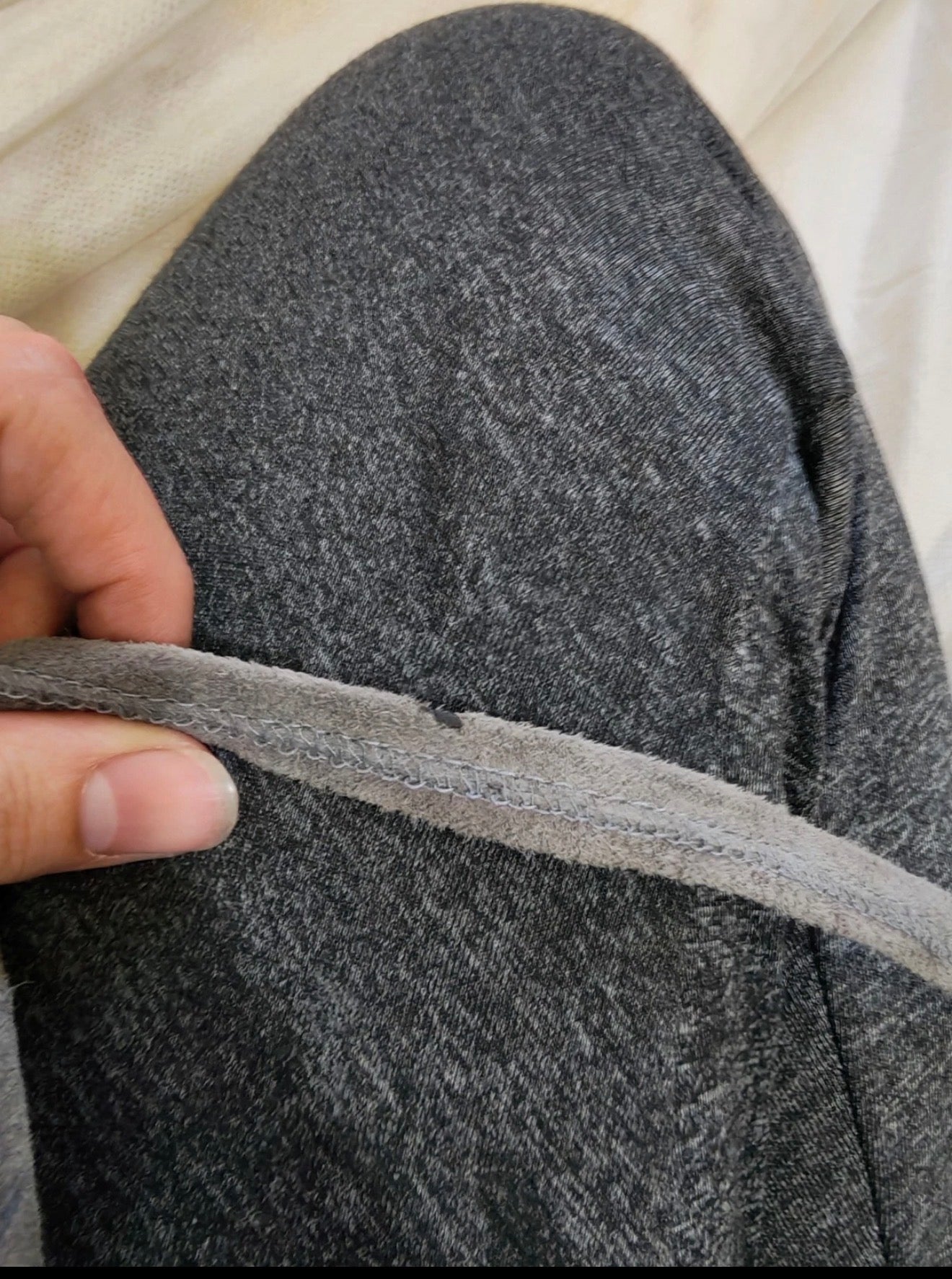 Vintage handmade classic Genuine Suede leather luxury gray skinny neck tie