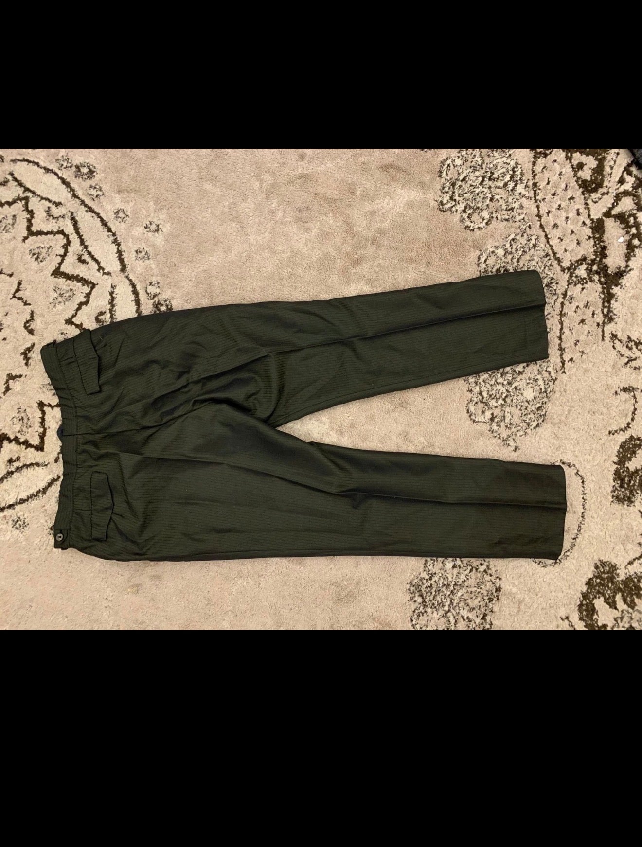 1970s Vintage wool blend classic green 3 button suit 40R