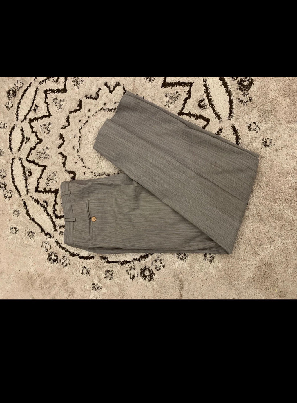 Vintage Belvest superfine pure wool brown striped 2 button classic suit 38R