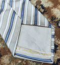 mens vintage Ermenegildo Zegna classic 100% all silk beige Regimental neck tie