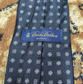 mens vintage Brooks Brothers Makers classic 100% all silk luxury black neck tie